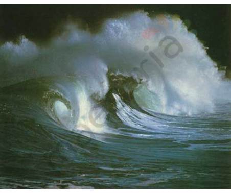 Постер &quot;Фото. Волна (crashing wave)&quot;, размер 56х71