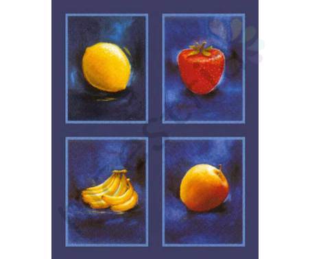 Постер &quot;Четыре фрукта&quot;, размер 40x50, ламинированый