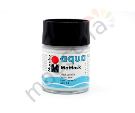 Лак акриловый матовый, Marabu Aqua Mattlack, 50 мл