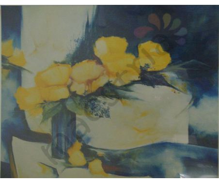 Постер &quot;Желтые цветы&quot;, размер 50х70