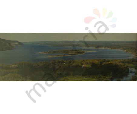 Постер &quot;Панорама Волги около Самары&quot;, р.25x70
