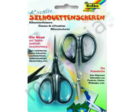 Ножницы для вырезания силуэтов 2 шт. Folia (Германия)