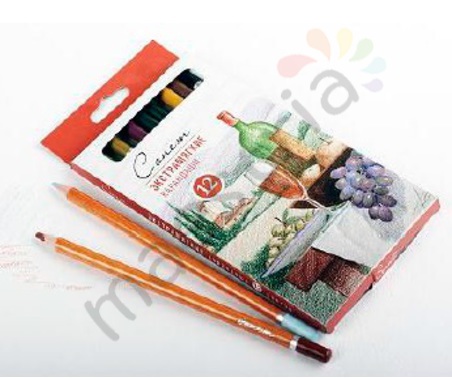 Набор экстрамягких карандашей «Сонет» 12 цветов