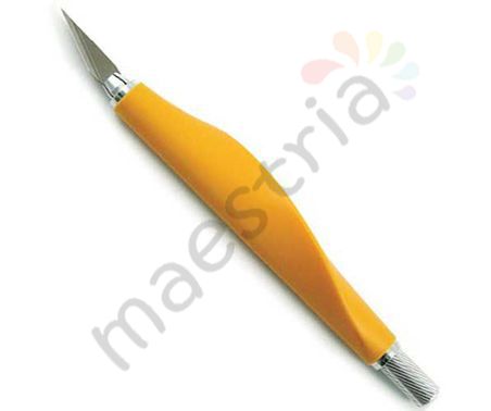 Макетный нож со сменными лезвиями и удобной ручкой