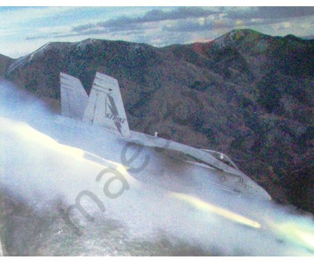 Постер &quot;Истребитель F/A-18 HORNET&quot;, размер 40х50