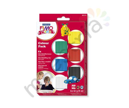 Набор пластики FIMO kids &quot;Базовый&quot;, 6 цветов по 42 гр.