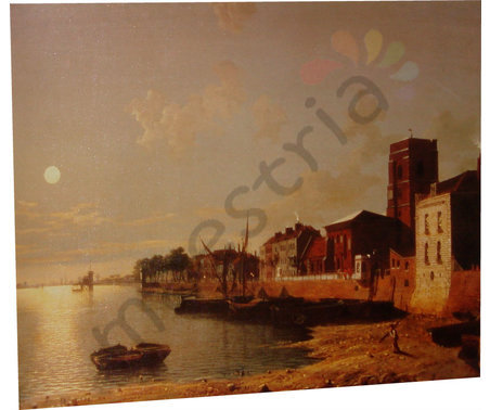 Постер &quot;Голландия. Пейзаж. 18 век&quot;, размер 40х50