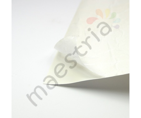 Бумага рисовая самоклеющаяся Vivant-Silk Sticker, рулон 100*30 см, цвет 00 белый
