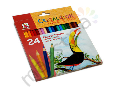 Набор цветных карандашей Cretacolor Discovery 24 цвета в картонной упаковке