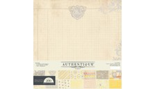 Набор бумаги для скрапбукинга Authentique Beyoutiful, 12 листов + 2 листа стикеров 30х30 см