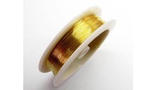 Цвет золото, диаметр 0,3 мм, длина 10 м