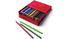 Набор цветных карандашей Faber-Castell GRIP, 36 цветов в студийной коробке (кожзам)