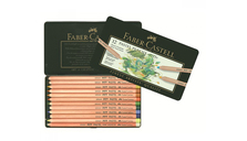 Набор пастельных карандашей Faber-Castell PITT, 12 штук в метал.коробке