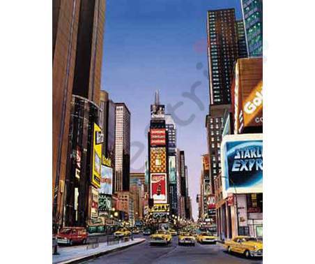 Постер &quot;Рисунок. Нью-Йорк. Реклама&quot;, размер 71х56