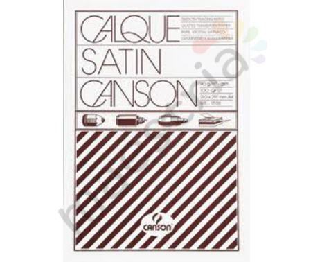 Калька бумажная в папке Canson, 90гр/м2, A3, 50листов