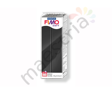 Пластика FIMO Soft 350 грамм, чёрный 9