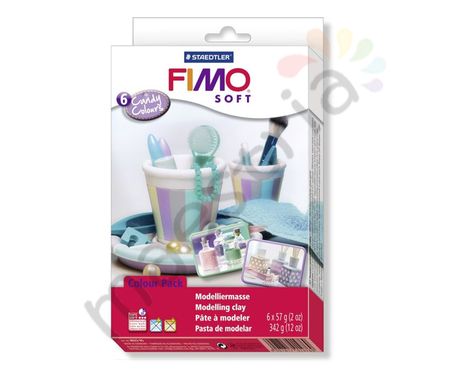 Набор пластики Fimo Soft, 6 цветов &quot;Конфетные цвета&quot;