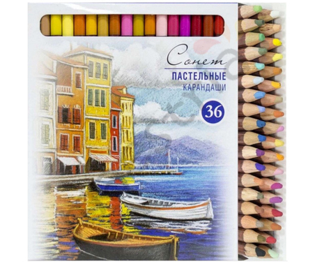 Набор пастельных карандашей «Сонет» 36 цветов