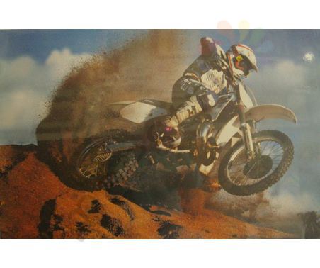 Постер &quot;Мотоциклист&quot;, размер 61х91