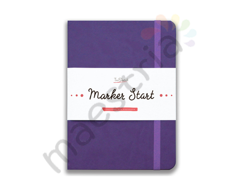 Бумага для маркеров TsuSketch MarkerStart, А5, 160 гр.м2, в тв.обл., фиолетовый