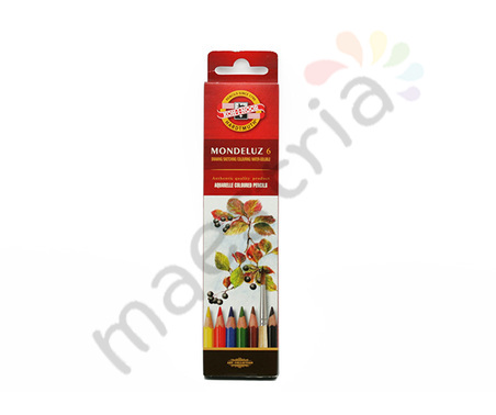Набор акварельных карандашей Koh-i-noor, 6 цветов,  картонная упаковка