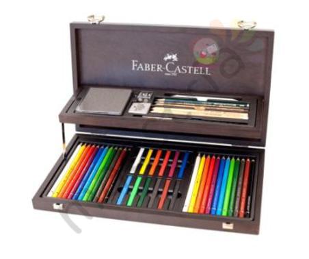 Художественный набор Faber-Castell Art &amp; Graphic Compendium в деревянном пенале 54 предмета
