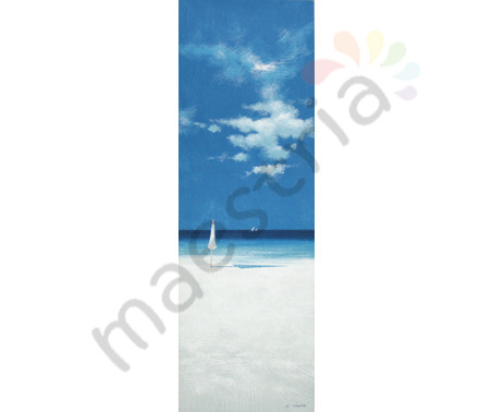 Постер &quot;Зонт на пляже&quot;, р.20x60