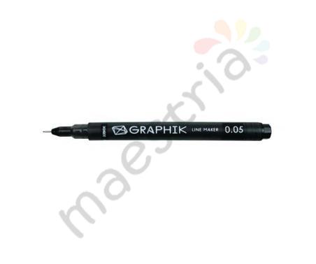 Капиллярная ручка GRAPHIK LINE MAKER 0.05 черный