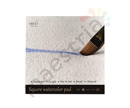 Альбом для акварели SM-LT Watercolor, 260г/м2, 30х30см, 20л., склейка