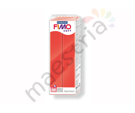 Пластика FIMO Soft 350 грамм, индийский красный 24