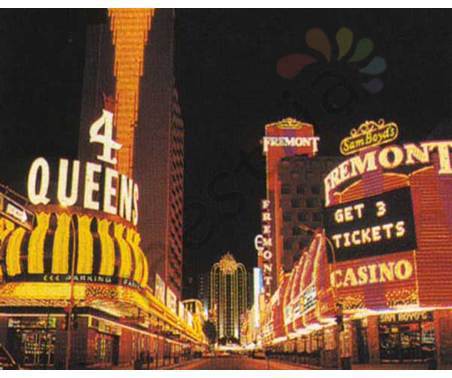 Постер &quot;Фото. Las Vegas strip&quot;, размер 40х50