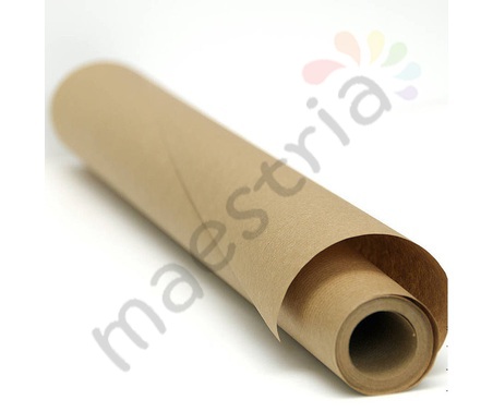 Бумага мешочная (крафт), коричневая в рулоне, 70 г/м2, 840мм*10м