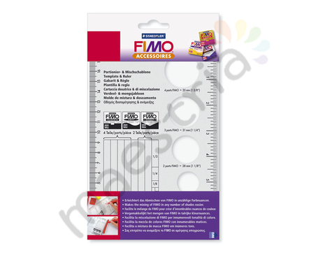 Линейка для смешивания глины FIMO, 20x12 см