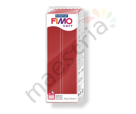 Пластика FIMO Soft 350 грамм, рождественский красный 2Р