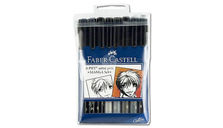 Набор художественных маркеров-кисточек Faber-Castell MANGA Набор монохром 5цв.+3типа черного
