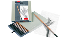 Набор чернографитовых карандашей Bruynzeel DESIGN 12шт в подарочной упаковке (2Н-9В)