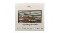 Альбом для акварели SM-LT Watercolor, 300г/м2, 28x28см, 10л., 100% хлопок, склейка
