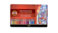 Набор цветных карандашей Koh-i-noor в жест.упаковке, 36 цветов