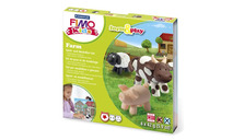 Набор пластики FIMO kids form&amp;play &quot;Ферма&quot;, 4 цвета по 42 гр. ,стек для моделирования, инструкция, 