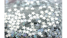 звезды, серебро радужное, 4 мм