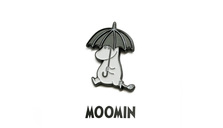 Значок творческого человека Муми-тролли.Фрекен Снорк с зонтом