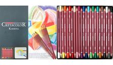 Набор цветных карандашей Cretacolor Karmina, 24 цвета в металлической коробке
