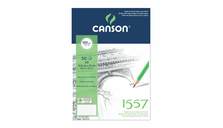 Альбом для графики Canson 1557, 14.8х21см,120гр/м, 50л, малое зерно, спираль по кор.стор.