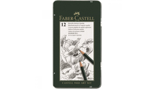 Набор чернографитовых карандашей Faber-Castell CASTELL 9000, 12 штук (8B-2H), в жест.упак