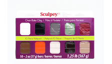 Набор пластики Sculpey III Естественные цвета, 10 брусков по 57гр 